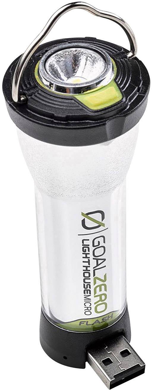 Goal Zero 32005 Lighthouse Micro Flash LED Camping-Leuchte 150lm akkubetrieben 68g Schwarz, Gelb