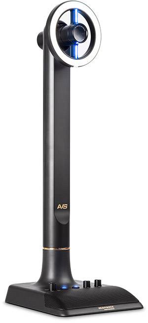 Marantz Professional AVS USB-Mikrofon Übertragungsart (Details):Direkt Standfuß USB, Kopfhörer (3.5 mm Klinke) Direkt