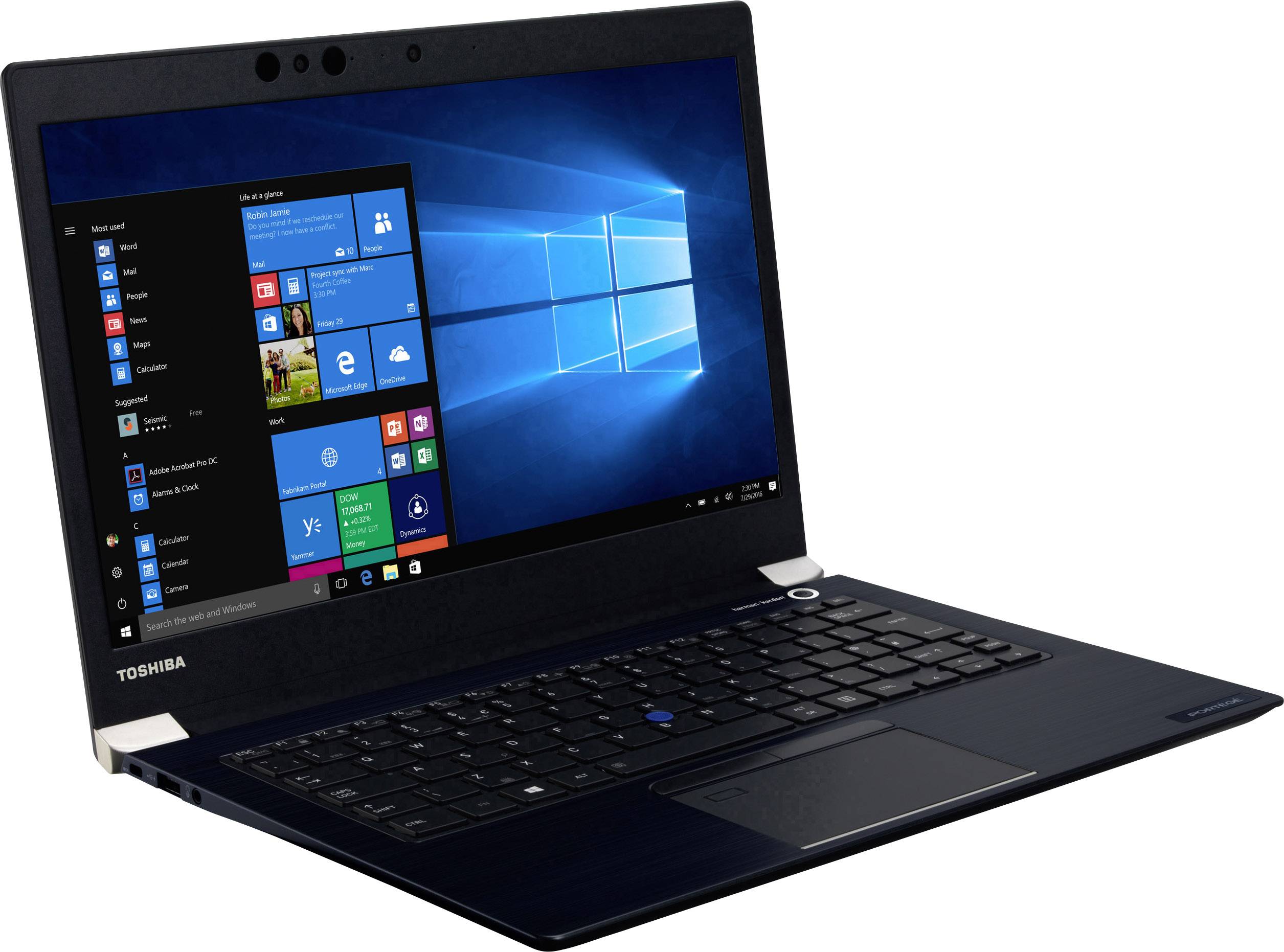 Toshiba Portege X30-E-12F 33.8cm (13.3 Zoll) Notebook Intel Core i7 i7-8550U 8GB 256GB SSD Intel UHD Graphics 620 Windows® 10 Pro