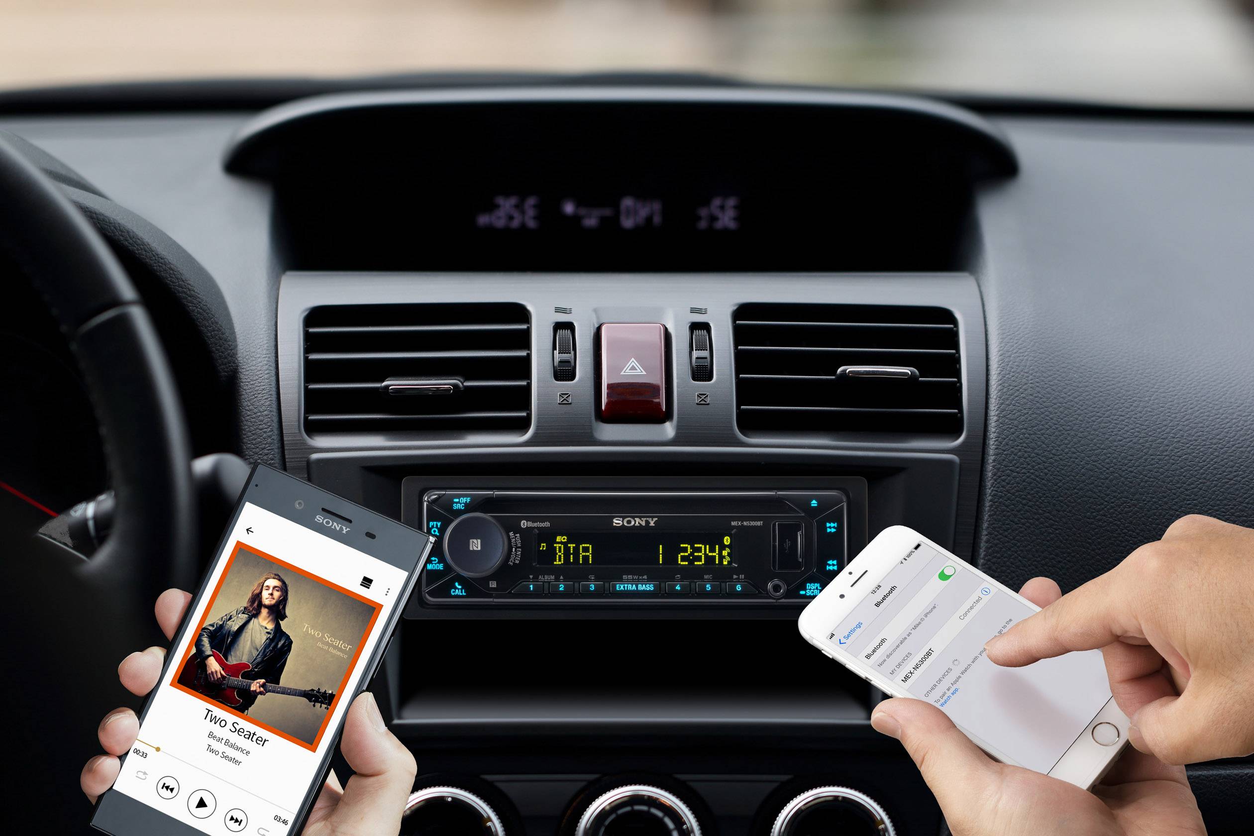 Sony MEX-N5300BT Autoradio Bluetooth®-Freisprecheinrichtung