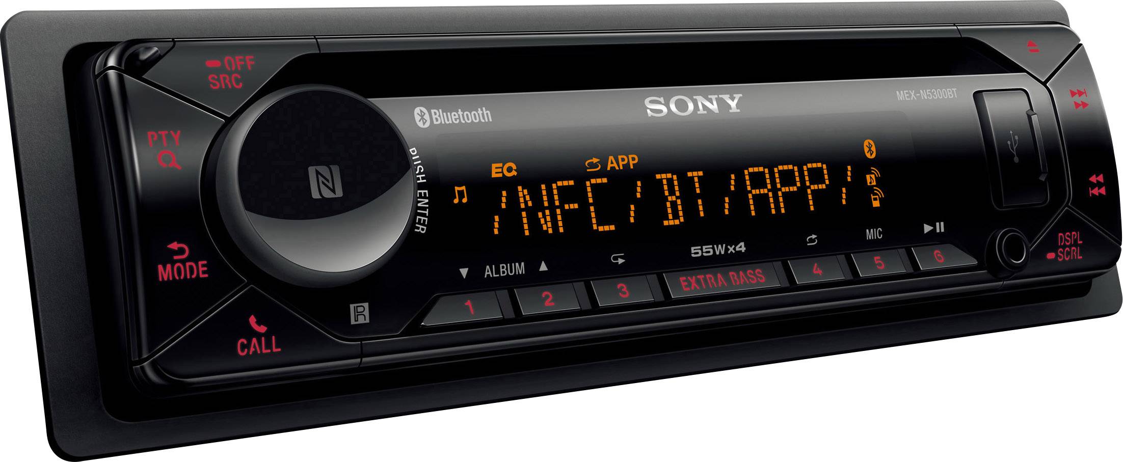 Sony MEX-N5300BT Autoradio Bluetooth®-Freisprecheinrichtung