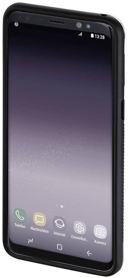 Hama Frame Backcover Samsung Galaxy S9 Transparent, Schwarz
