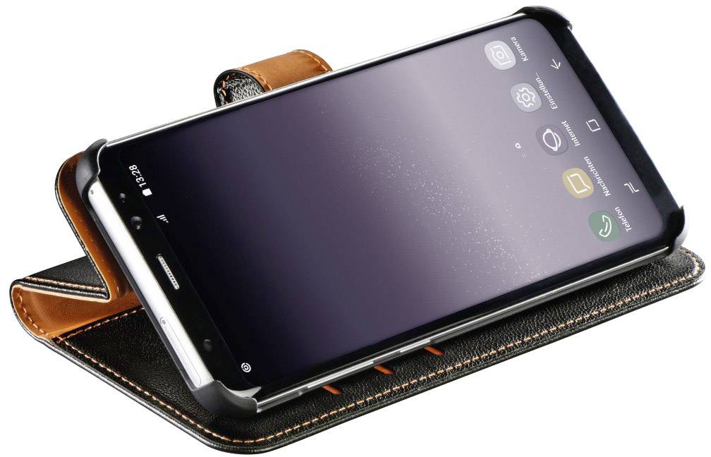 Hama 2in1 Booklet Samsung Galaxy S9+ Schwarz, Orange