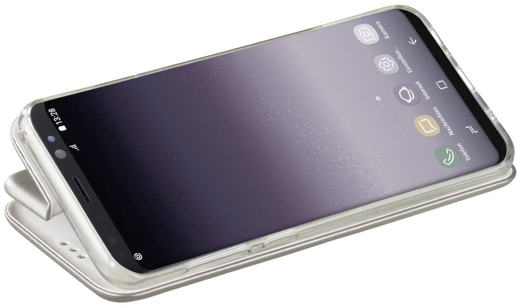 Hama Curve Booklet Samsung Galaxy S9+ Silber