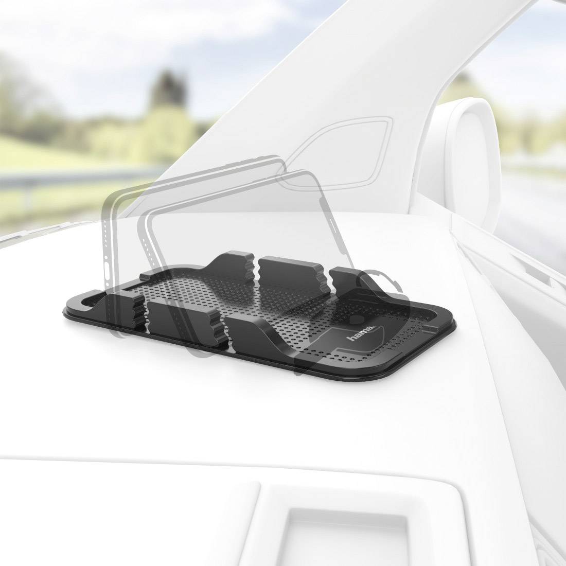Hama Anti-Rutsch-Pad Handy-Kfz-Halterung