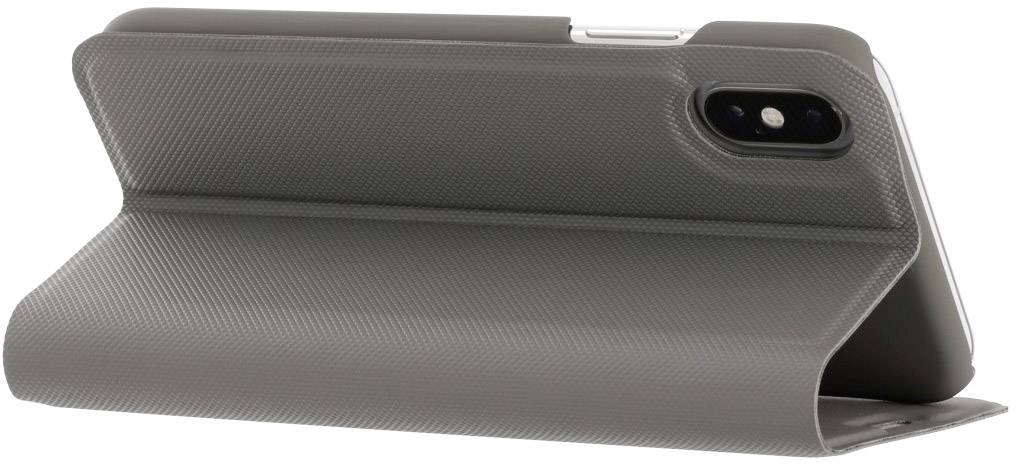 Hama Slim Pro Booklet Passend für: Apple iPhone X, Apple iPhone XS Grau