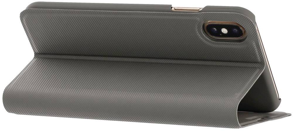 Hama Slim Pro Booklet Passend für: Apple iPhone XS Max Grau