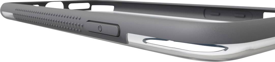 Hama Frame Backcover Apple iPhone X, iPhone XS Transparent, Grau