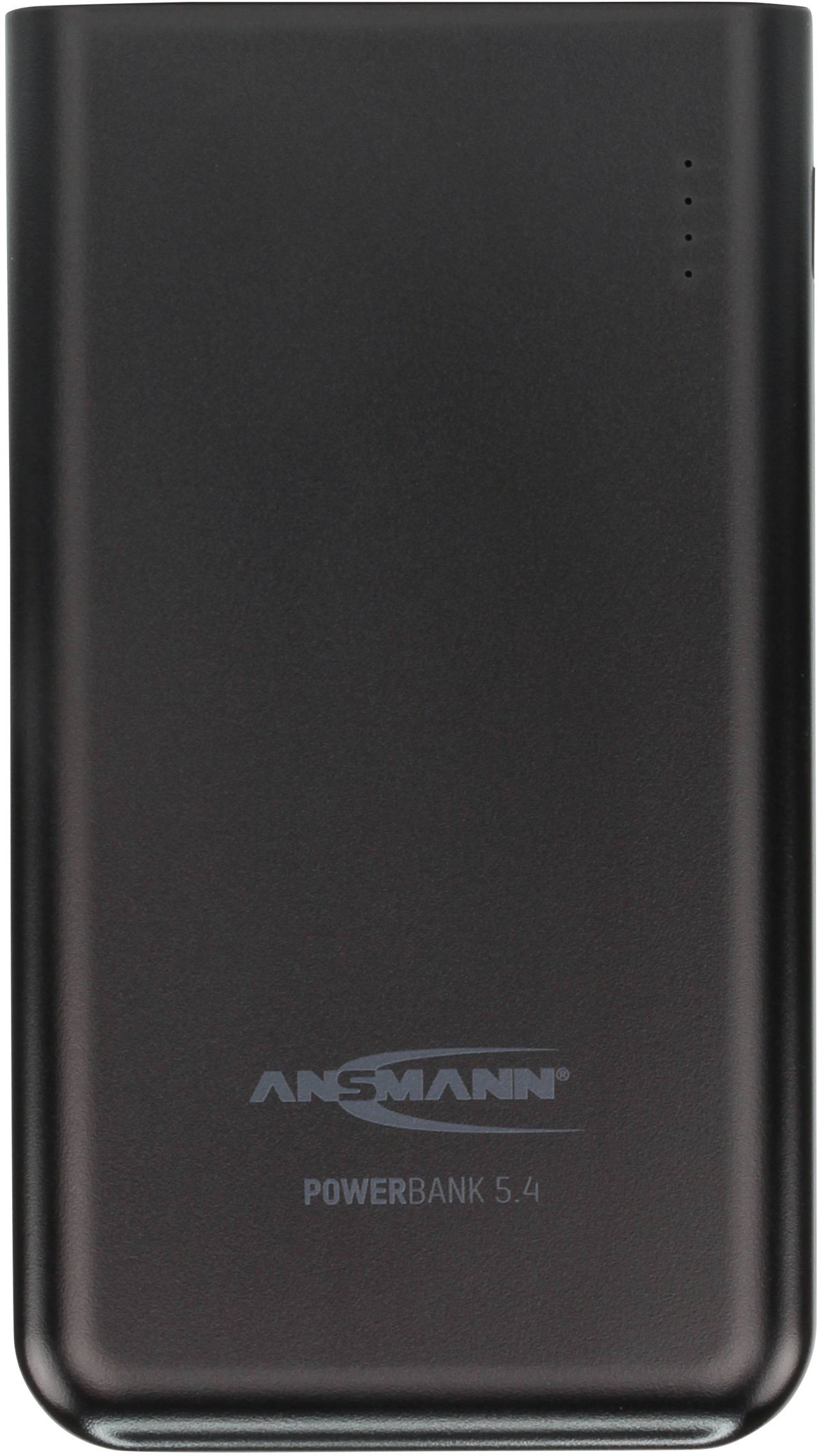 Ansmann PB5.4 Powerbank 5000 mAh  Li-Ion  Schwarz
