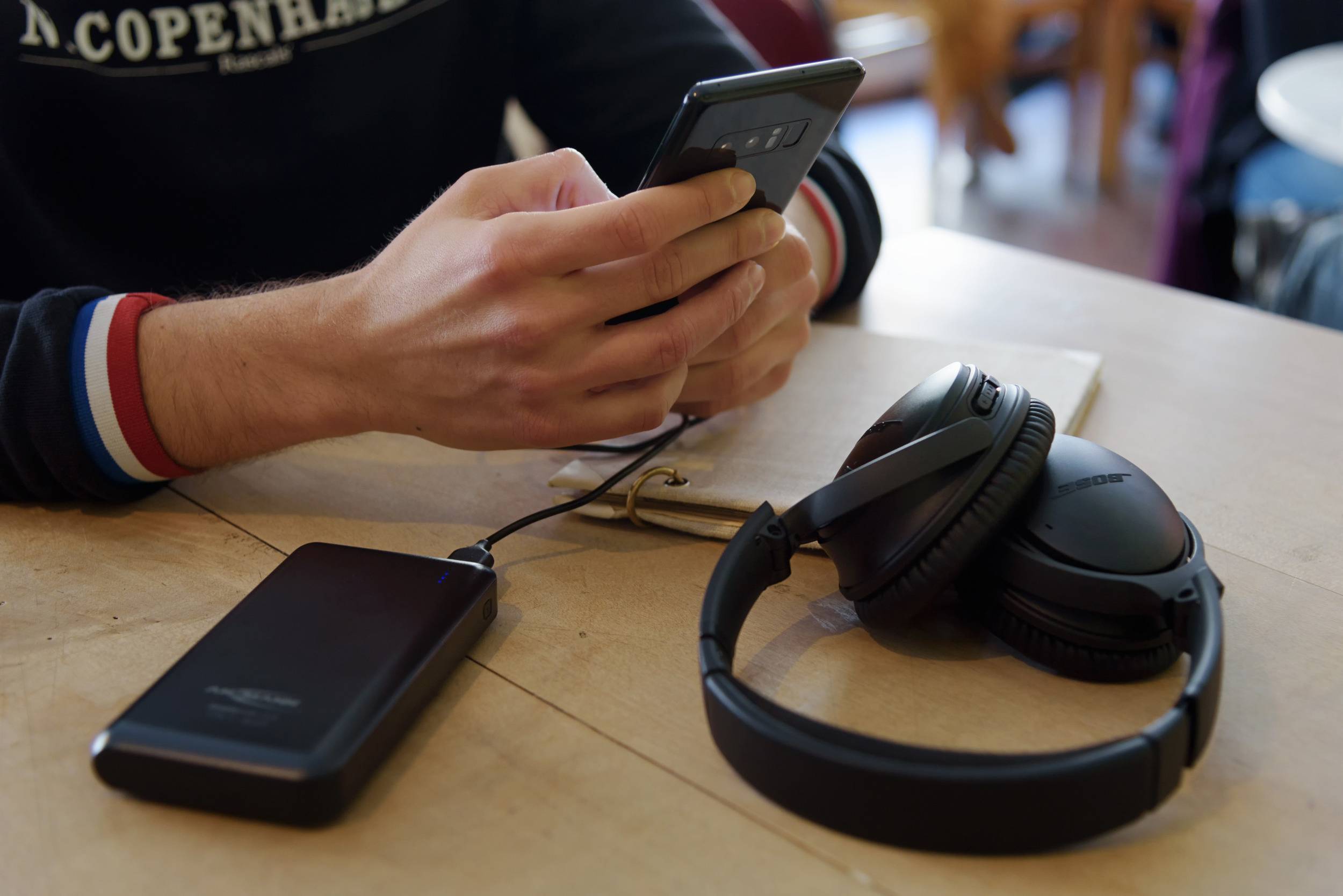 Ansmann PB20.8 Powerbank 20000 mAh Smart IC LiPo Micro USB Schwarz Statusanzeige