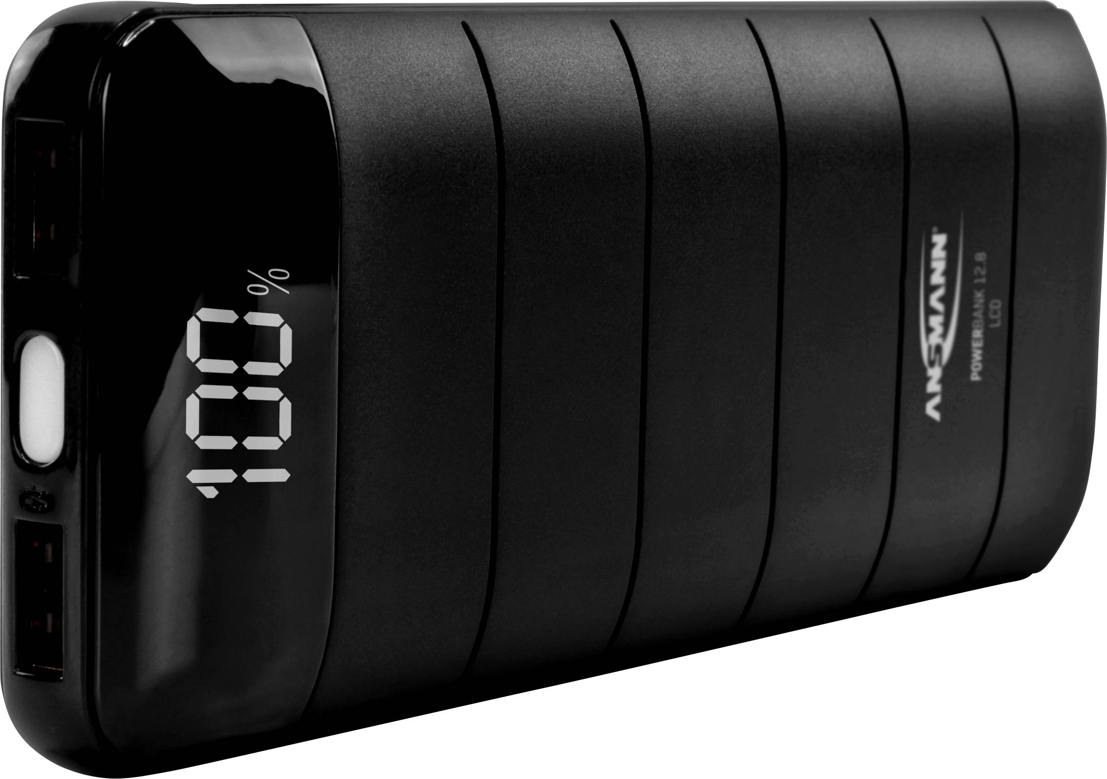 Ansmann PB12.8 LCD Powerbank (Zusatzakku) Li-Ion 12000 mAh 1700-0092