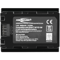 Ansmann A-Son NP FZ-100 Kamera-Akku ersetzt Original-Akku (Kamera) NP-FZ100 7.4 V 2000 mAh Ansmann A-Son NP FZ-100 Kamera-Akku ersetzt Original-Akku (Kamera) NP-FZ100 7.4 V 2000 mAh