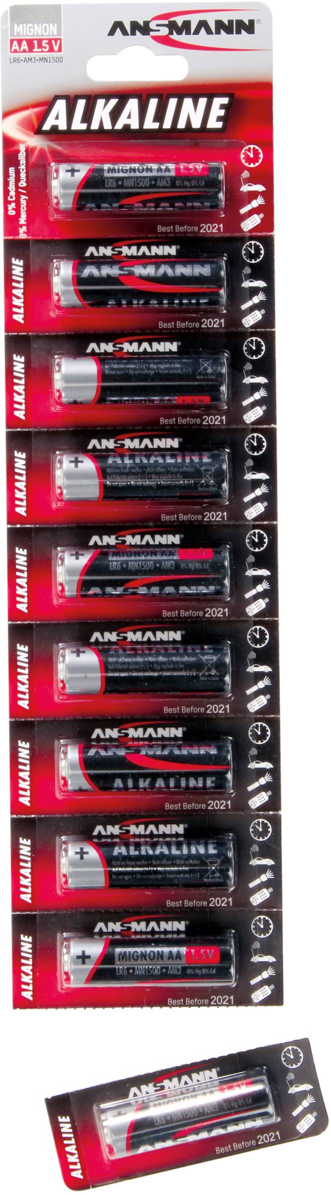 Ansmann LR06 Red-Line Mignon (AA)-Batterie Alkali-Mangan 1.5 V