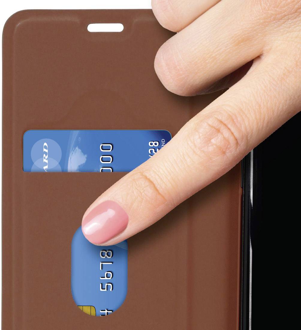 Hama Guard Pro Booklet Passend für: Samsung Galaxy A6+ (2018) Braun