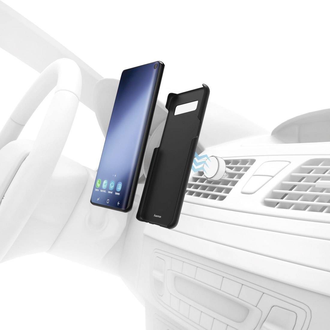 Hama Magnet Backcover Samsung Galaxy S10 E Schwarz