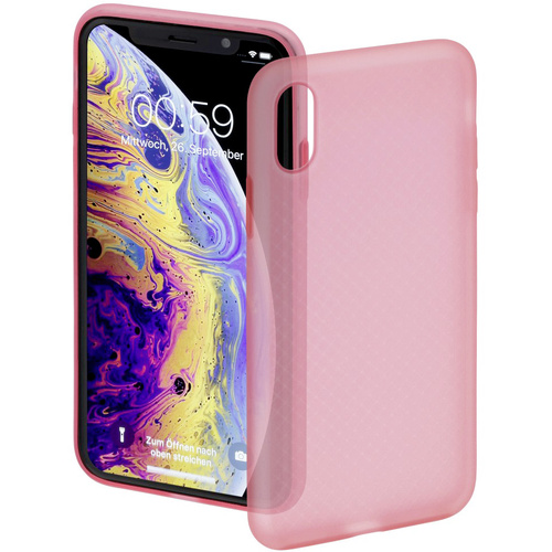 Hama Soft Touch Backcover iPhone X, iPhone XS Pink
