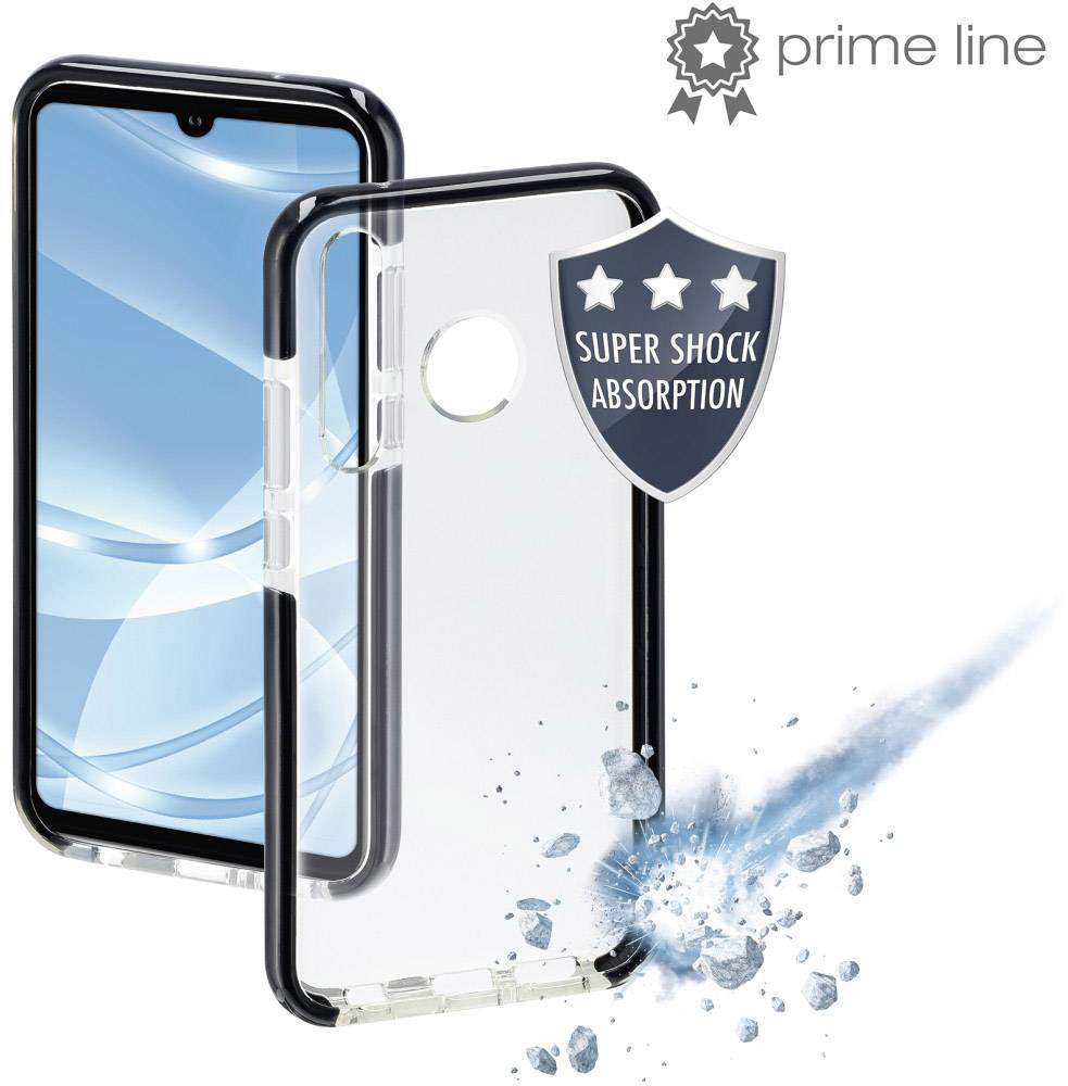 Hama PROTECTOR Backcover Huawei P30 Lite Schwarz, Transparent