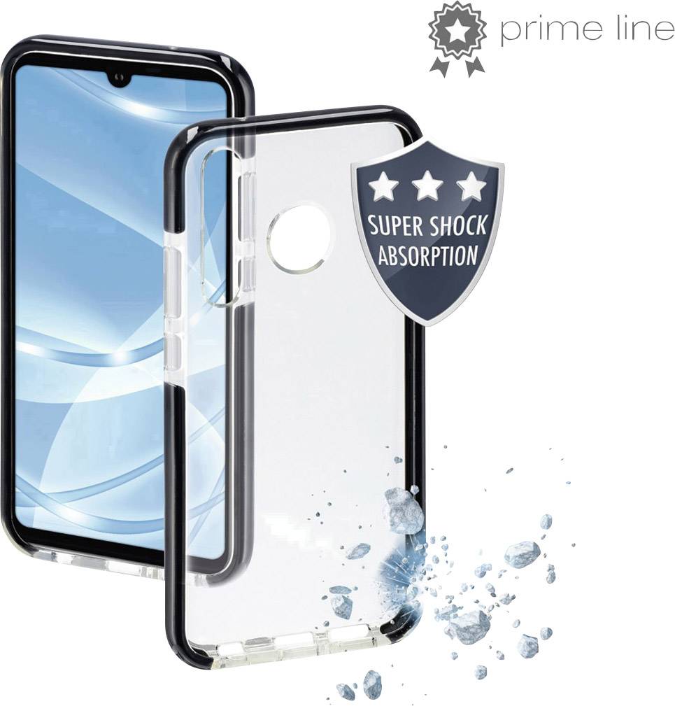 Hama PROTECTOR Backcover Huawei P30 Lite Schwarz, Transparent