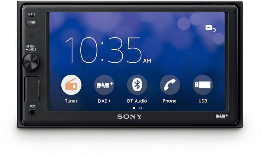 Sony XAV-AX1005KIT Doppel-DIN Moniceiver AppRadio, Bluetooth®-Freisprecheinrichtung, DAB+ Tuner, Anschluss für Rückfahrkamera