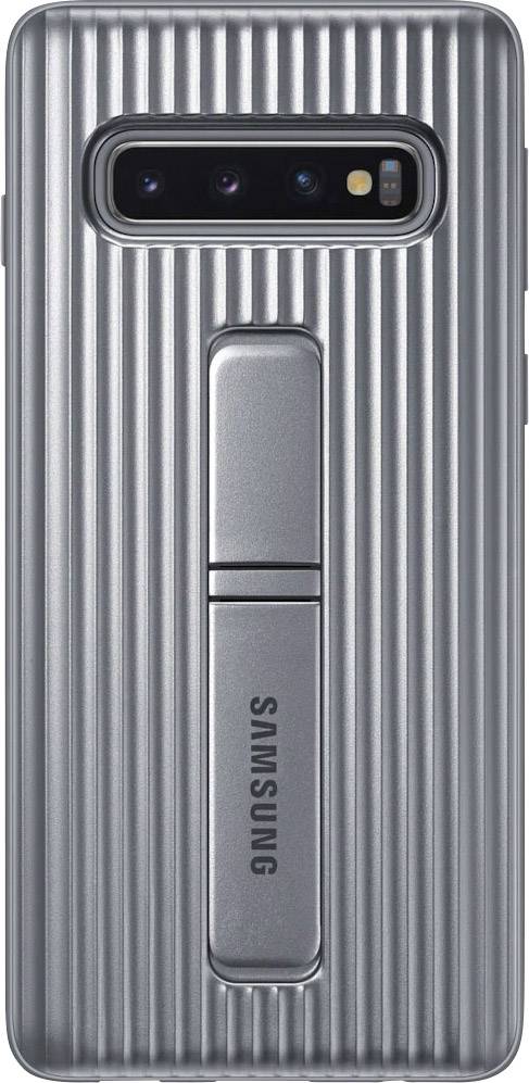 Samsung Protective Standing Backcover Galaxy S10 Silber