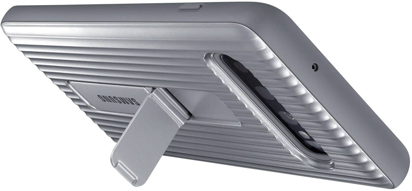 Samsung Protective Standing Backcover Galaxy S10 Silber