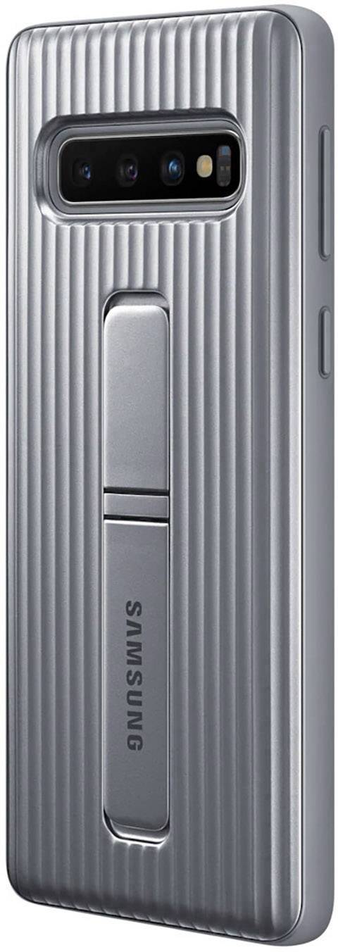 Samsung Protective Standing Backcover Galaxy S10 Silber