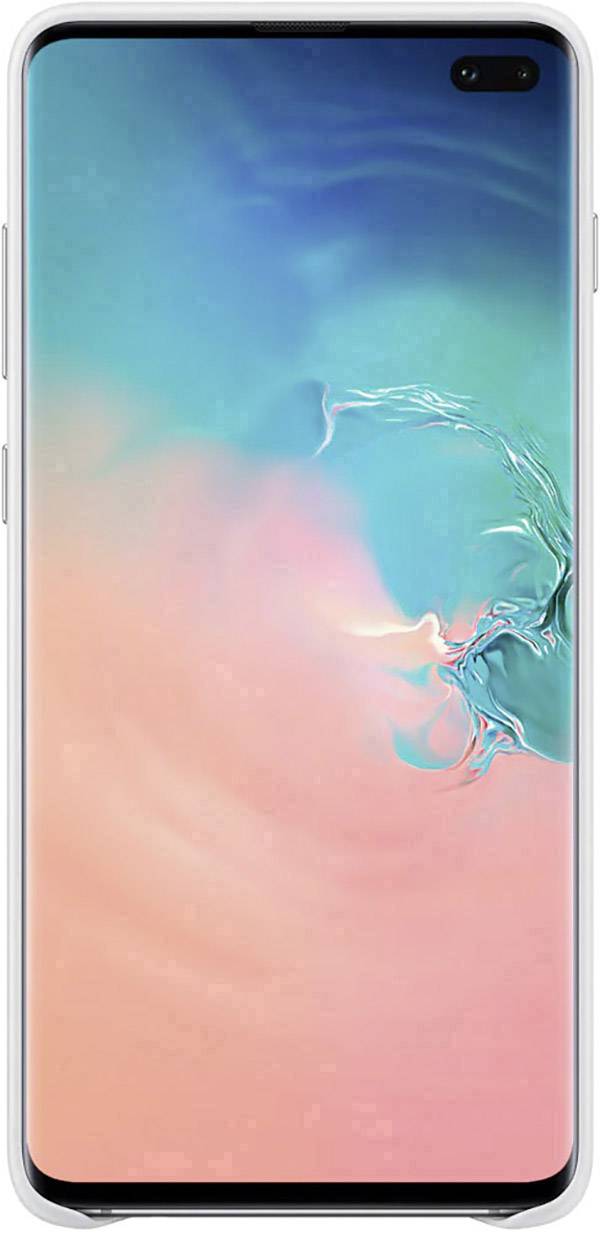 Samsung Leather Backcover Samsung Galaxy S10+ Weiß