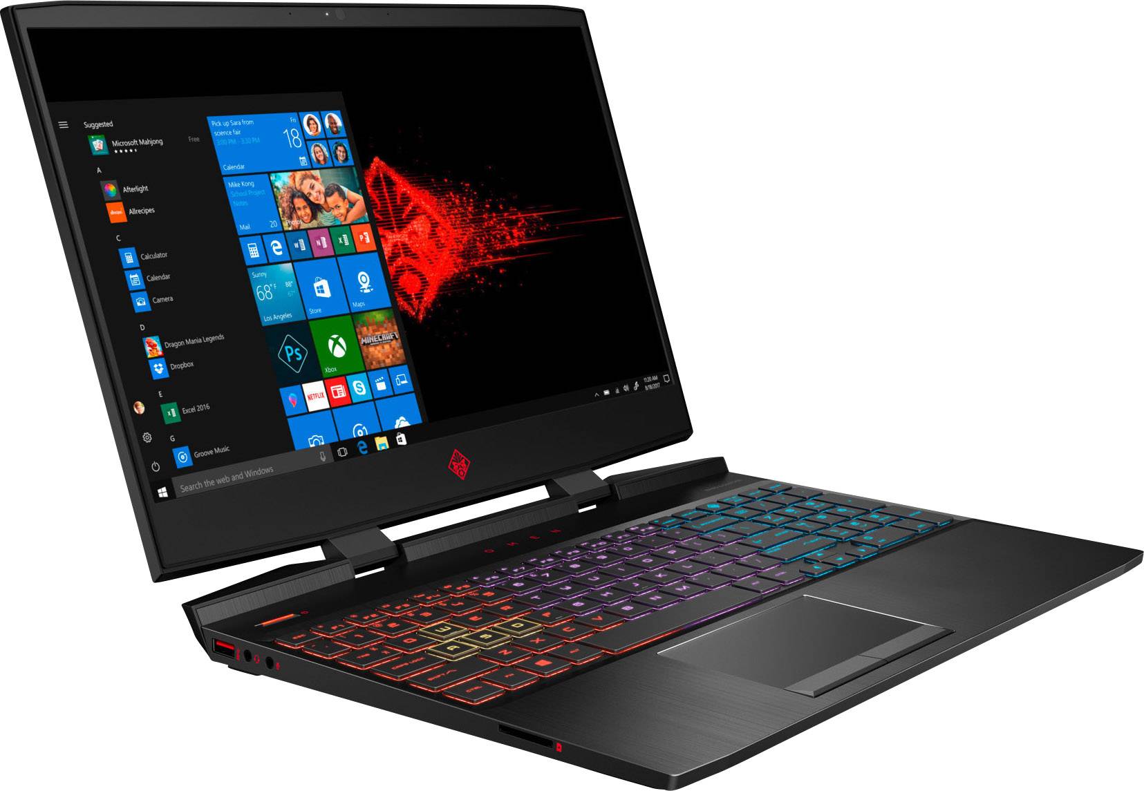 Omen by HP HP OMEN 15-dc1004ng Notebook black (P) 39.6cm (15.6 Zoll) Gaming Notebook Intel Core i7 16GB DDR4-RAM 512GB SSD Nvidia