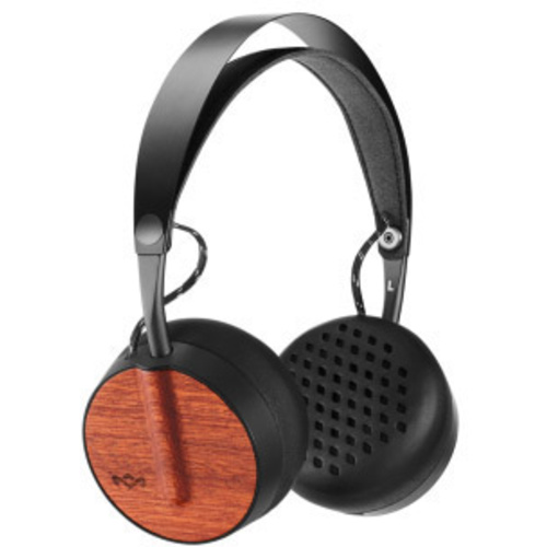 Marley Buffalo Soldier Bluetooth® On Ear Kopfhörer On Ear Headset, Lautstärkeregelung Holz, Schwarz
