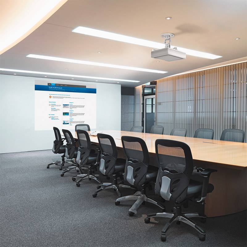 LogiLink BP0057 Beamer-Deckenhalterung Deckenhalter, Höhenverstellbar, Neigbar+Schwenkbar Boden-/Deckenabstand (max.): 150mm Weiß