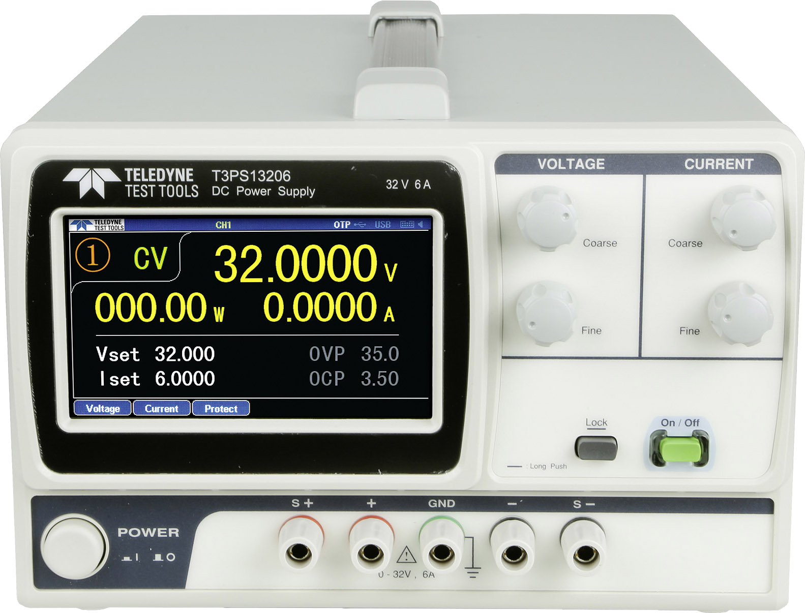 Teledyne LeCroy T3PS13206P Labornetzgerät, einstellbar 0 - 32 V 0 - 6 A 192 W programmierbar Anzahl