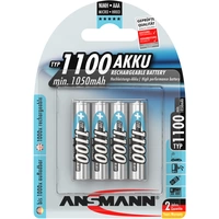 Ansmann HR03 Micro (AAA)-Akku NiMH 1050 mAh 1.2V 4St. Ansmann HR03 Micro (AAA)-Akku NiMH 1050 mAh 1.2V 4St.