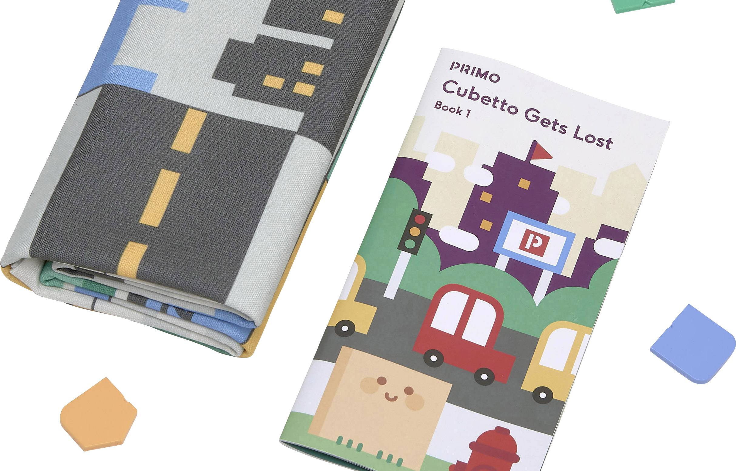 Primo Toys PRIMO010A-DE Cubetto MINT Coding Abenteuer Paket 'Großstadt-Dschungel' Erweiterungsset ab 3 Jahre