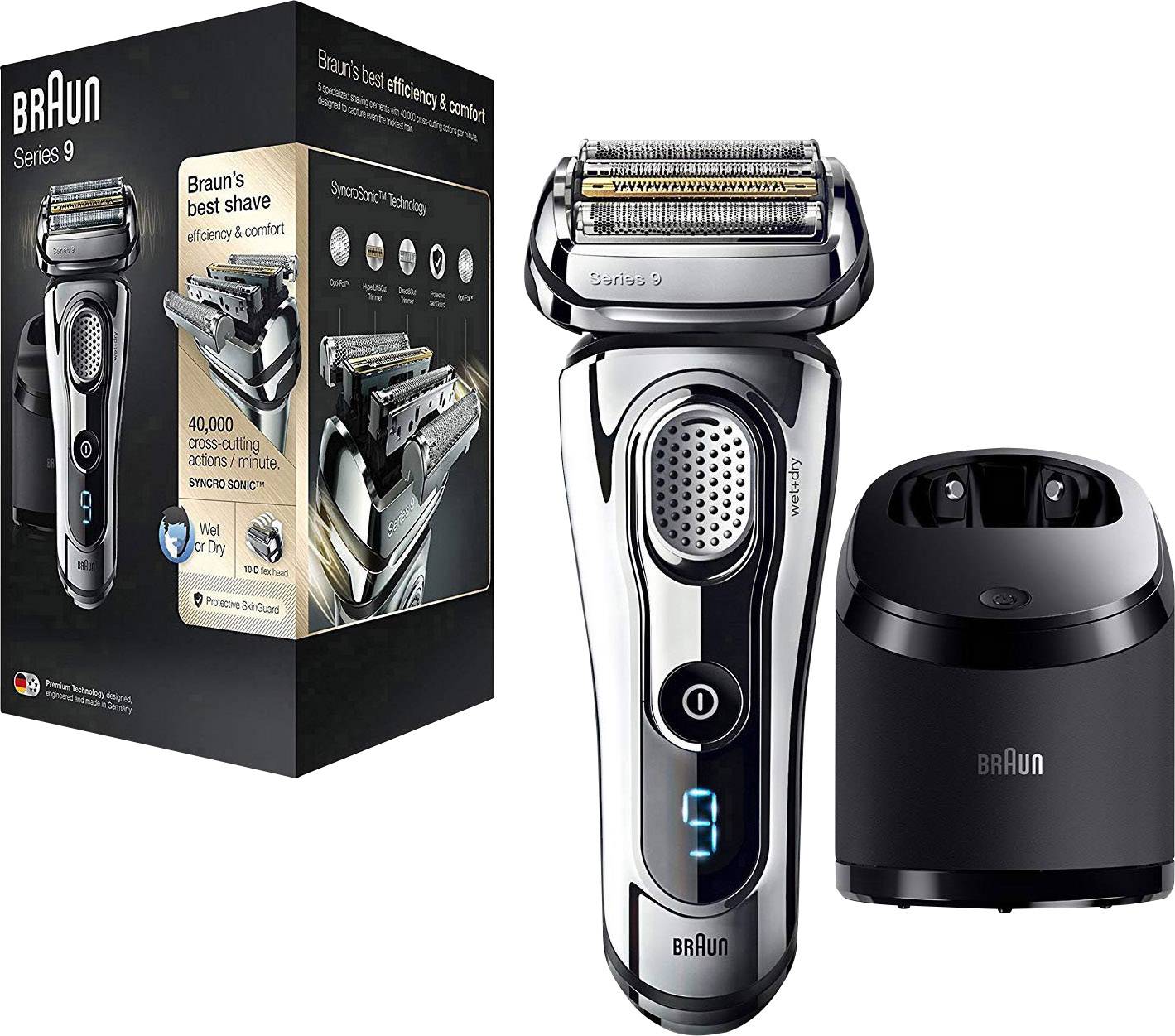 Braun 9296cc Series 9 Wet&Dry 170730 Folienrasierer Chrom