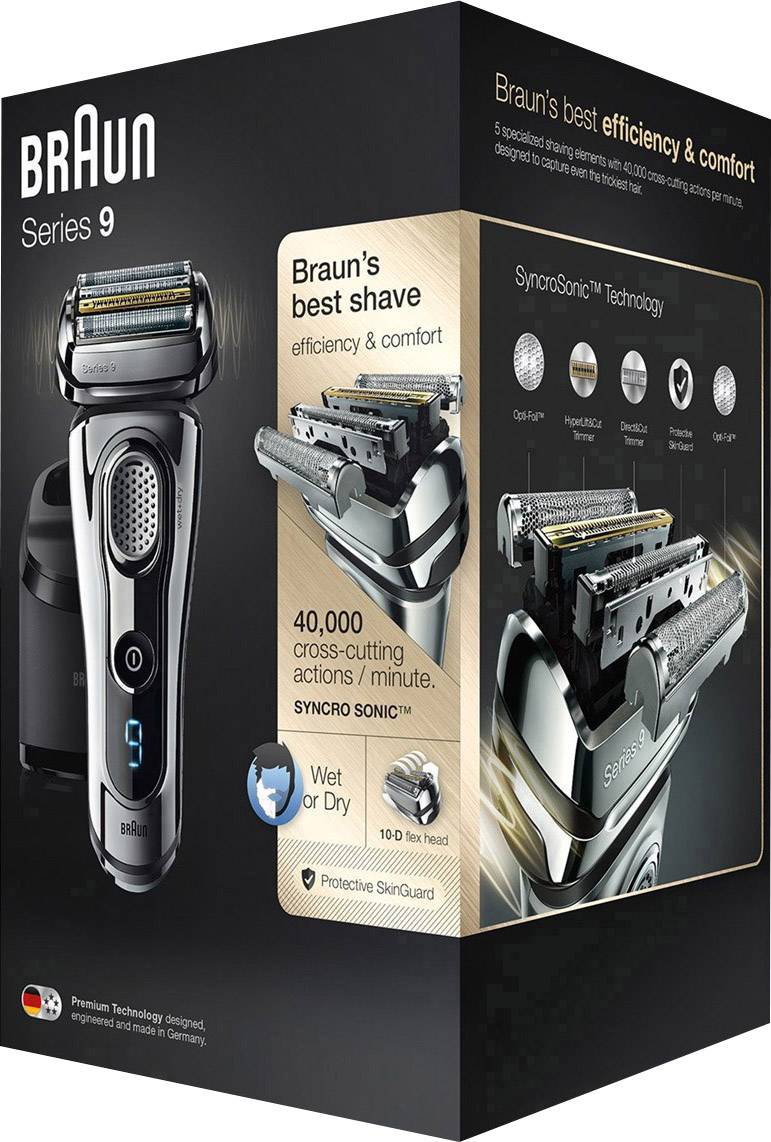 Braun Folienrasierer Chrom
