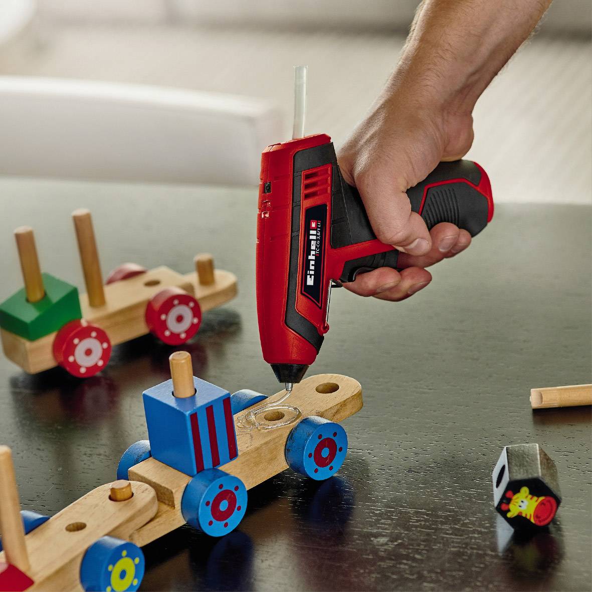 Einhell TC-CG 3,6/1 Li Akku Heißklebepistole mit Zubehör 7mm 3.6V 1St.