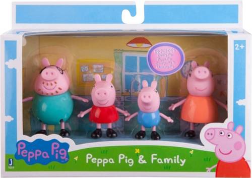 PEPPA 4er Spielfiguren Peppas Familie 92611