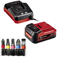 Einhell TE-CD 12/1 Li (1x2,0Ah) 4513590 Akku-Bohrschrauber 12V 2Ah Li-Ion inkl. Akku, mit Zubehör Einhell TE-CD 12/1 Li (1x2,0Ah) 4513590 Akku-Bohrschrauber 12V 2Ah Li-Ion inkl. Akku, mit Zubehör