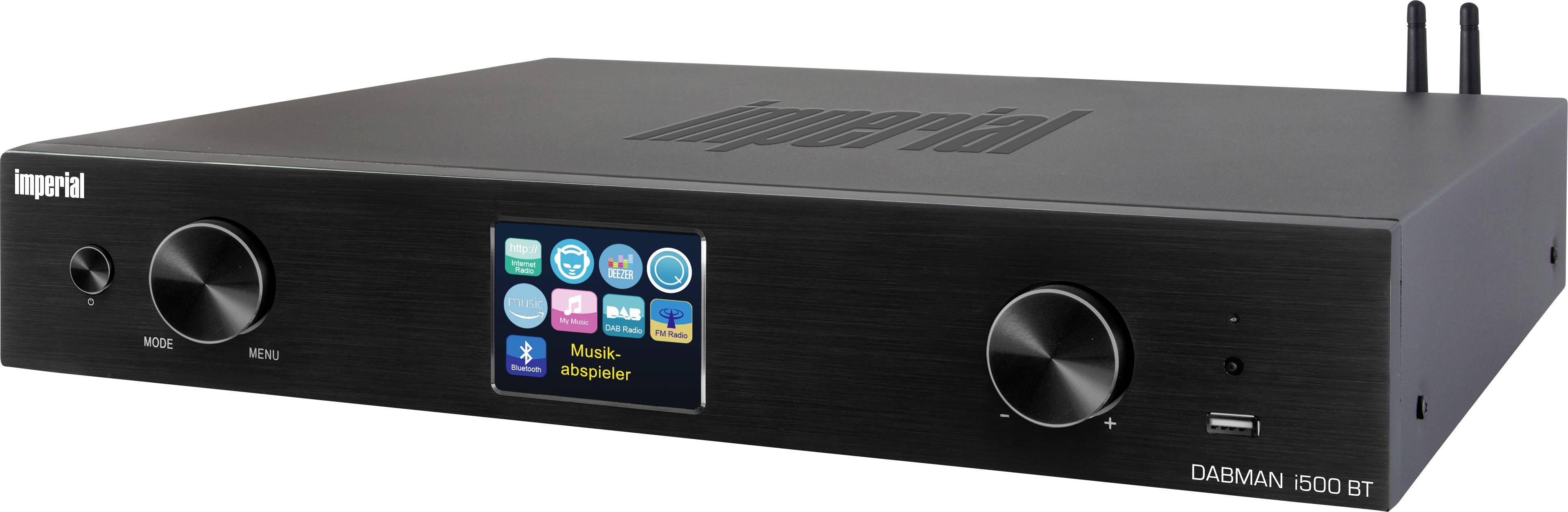 Imperial DABMAN i500BT Internetradio HiFi-Tuner Schwarz Bluetooth®, DAB+, USB, WLAN