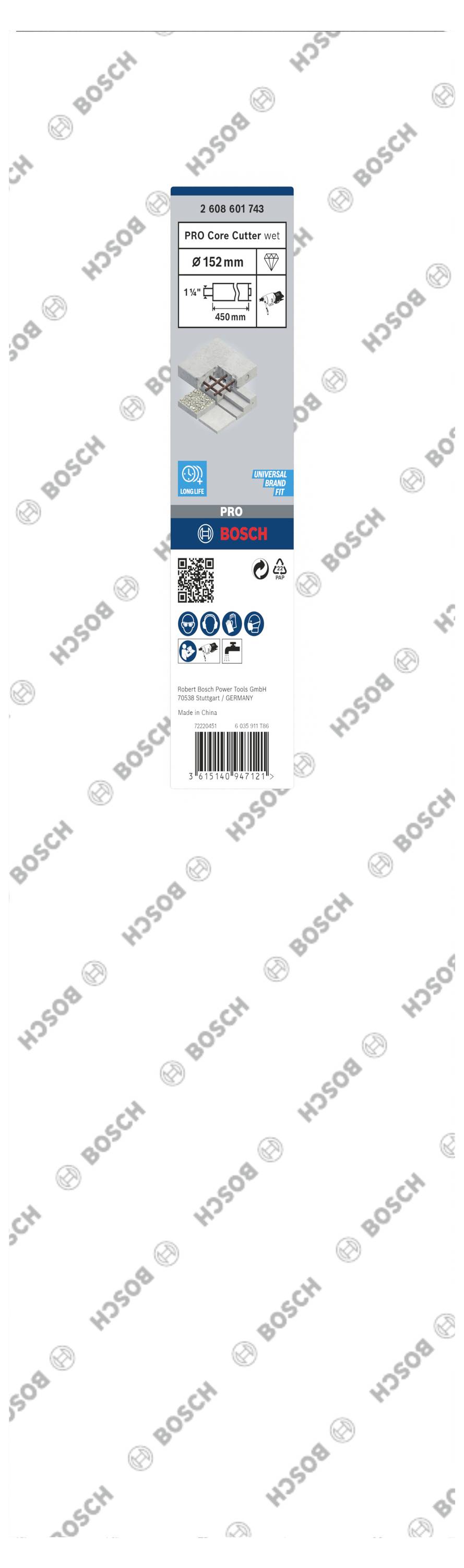 Bosch Accessories 2608601743 Diamantnassbohrkrone 1 Stück 152 mm 1 St.