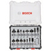 Bosch Accessories Fräser-Set, 8-mm-Schaft, 15-teilig 2607017472