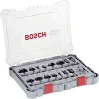 Bosch Accessories Fräser-Set, 8-mm-Schaft, 15-teilig 2607017472 Bosch Accessories Fräser-Set, 8-mm-Schaft, 15-teilig 2607017472