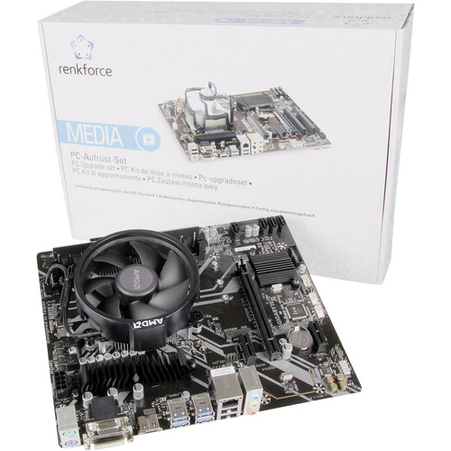 Renkforce PC Tuning-Kit AMD Ryzen™ 3 2200G (4 x 3.5 GHz) 8 GB AMD Radeon Vega Graphics Vega 8 Micro