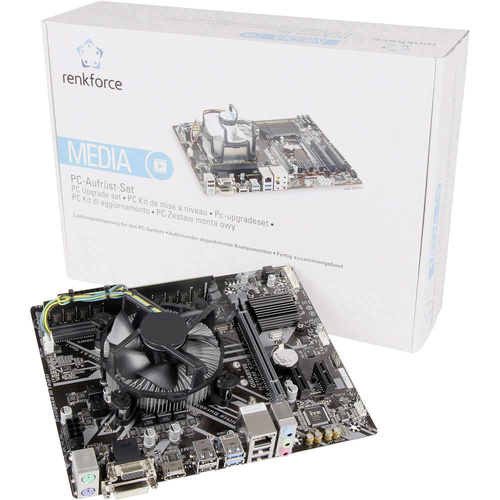 Renkforce PC Tuning-Kit Intel® Celeron® G4900 (2 x 3.1 GHz) 8 GB Intel UHD Graphics 610 Micro-ATX