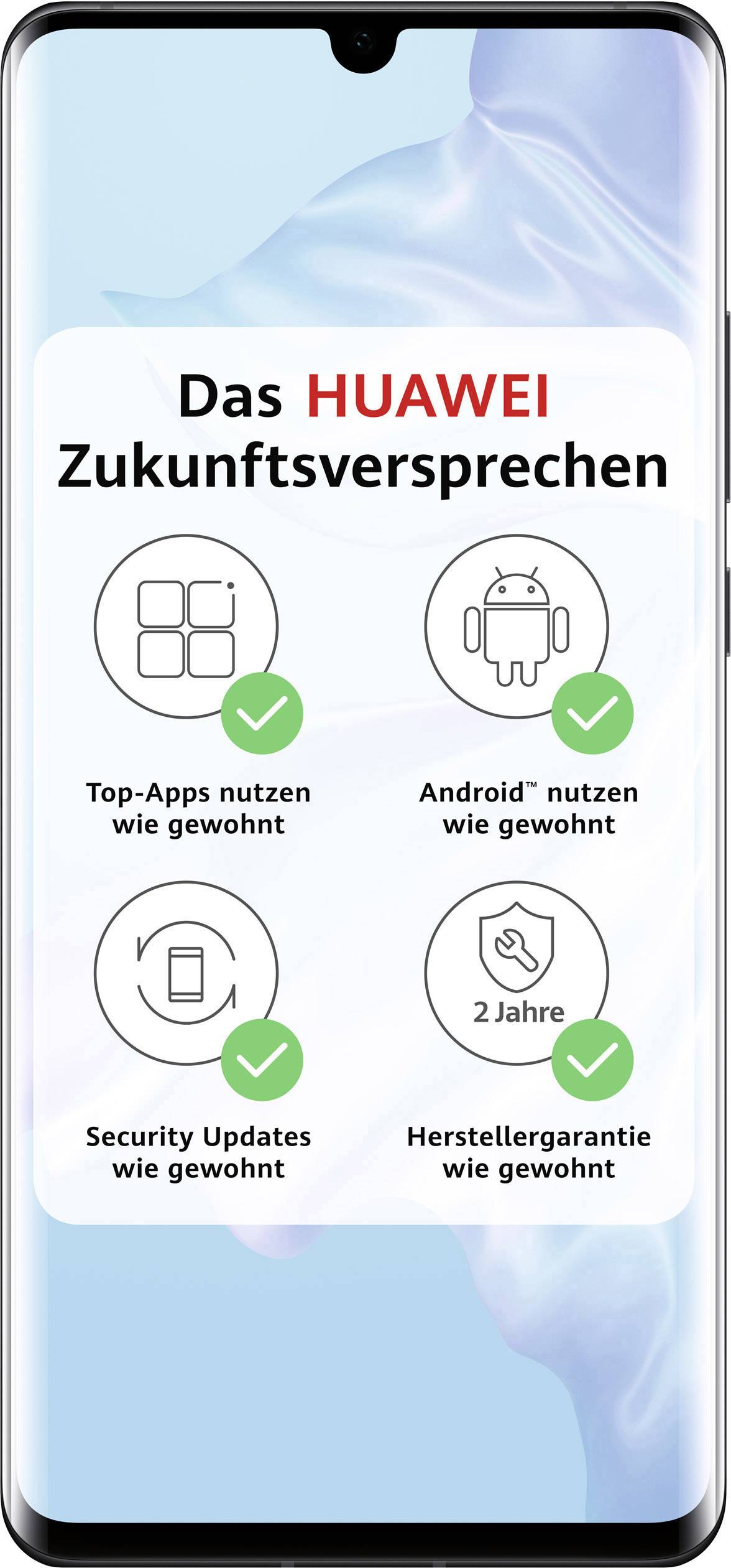 HUAWEI P30 Pro Smartphone 128 GB 6.47 Zoll (16.4 cm) Dual-SIM Android™ 9.0 Schwarz