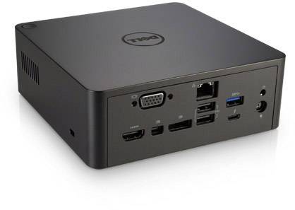 Dell Thunderbolt Dock TB16 - Dockingstation - Thunderbolt - VGA, HDMI, DP, Mini DP, Thunderbolt - GigE - 180 Watt