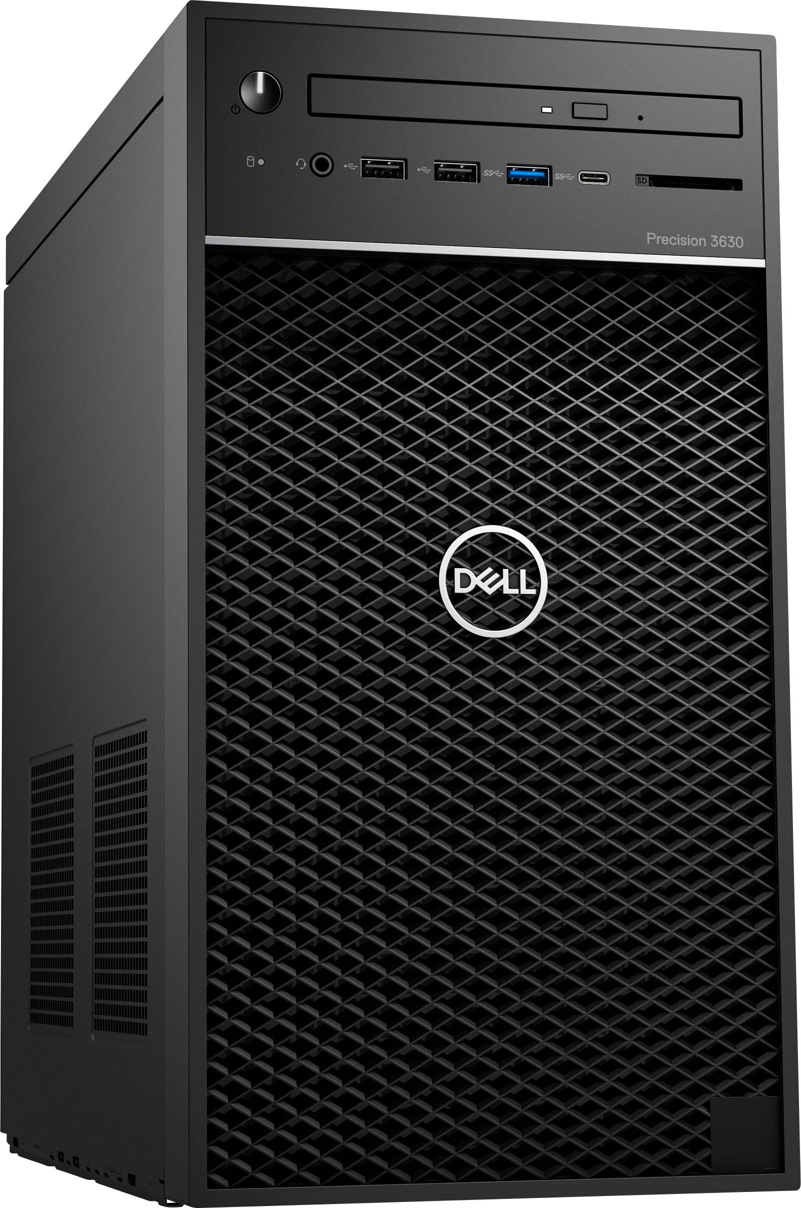 Dell Precision 3630 Tower - MT - 1 x Core i7 8700U - RAM 8 GB - SSD 256 GB - DVD-Writer