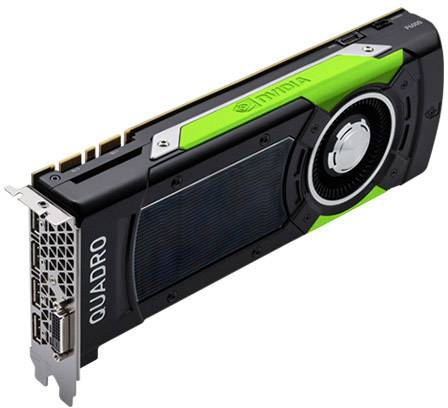 Dell Workstation-Grafikkarte Nvidia Quadro P6000 24 GB GDDR5-RAM PCIe x16 DVI, DisplayPort