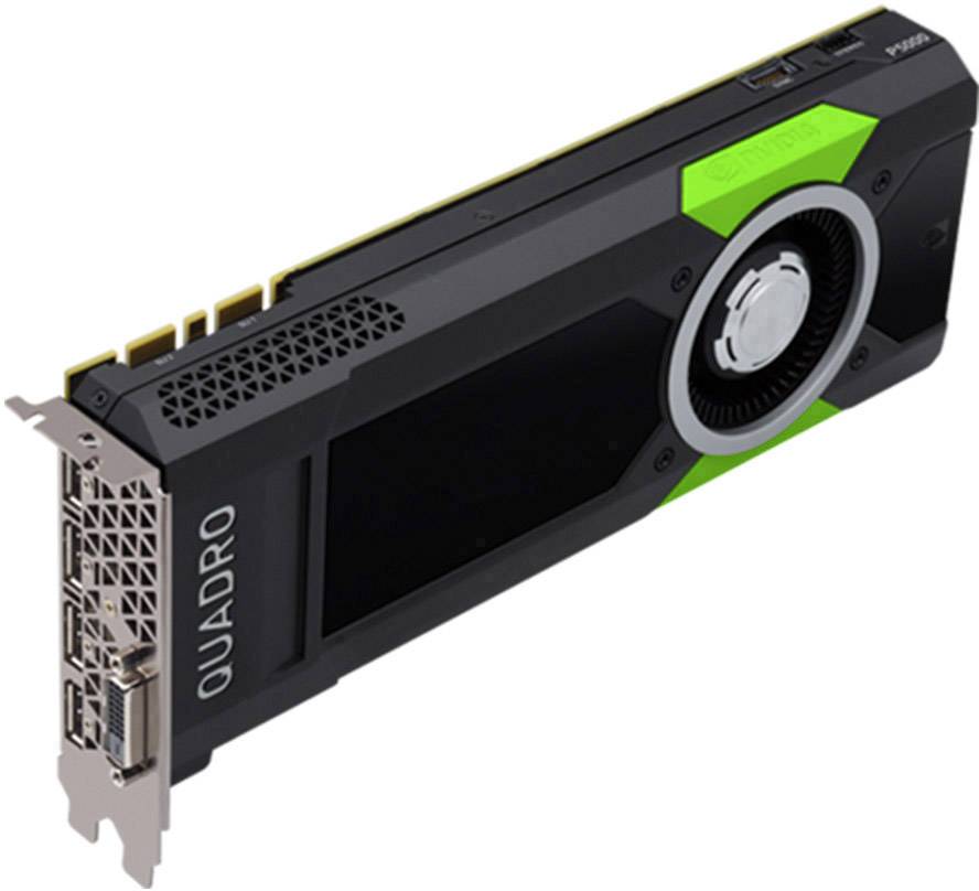 Dell Workstation-Grafikkarte Nvidia Quadro P5000 16 GB GDDR5X-RAM PCIe x16 DVI, DisplayPort