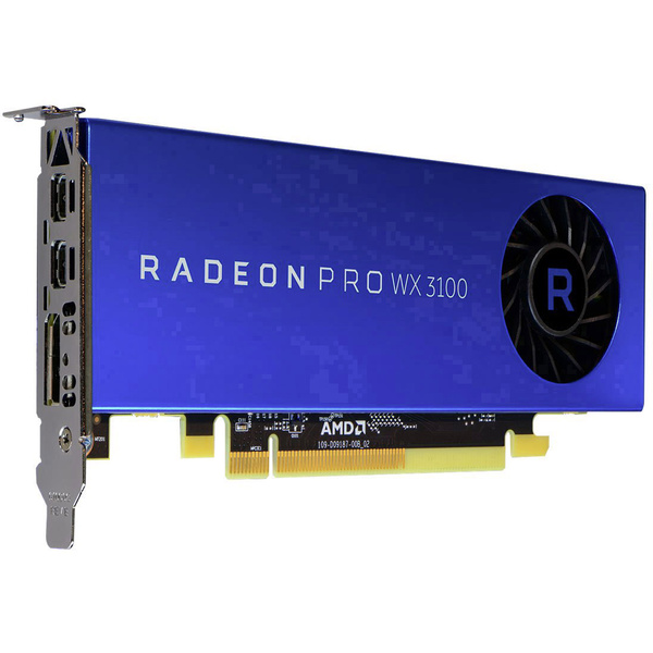 Dell Workstation-Grafikkarte AMD Radeon Pro WX 3100 4GB PCIe x16 DisplayPort, Mini DisplayPort